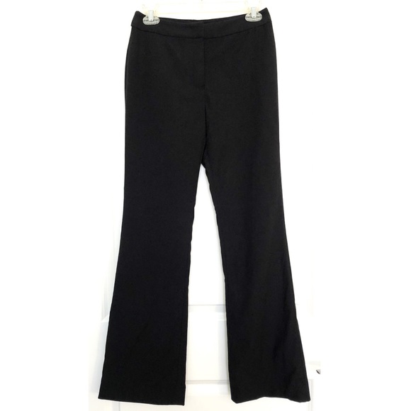 black bootcut uniform pants